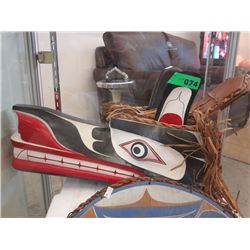 First Nations carving "Kiolth Wolf"