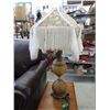 Image 1 : Lamp with Amber depression glass base