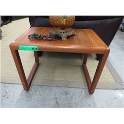Mid century teak nesting tables x 2