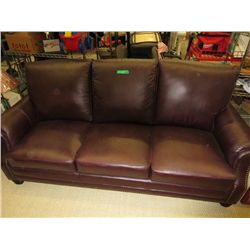 Leather 3 piece living room suite, new
