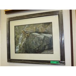 "On the Brink - Otters" by Robert Bateman