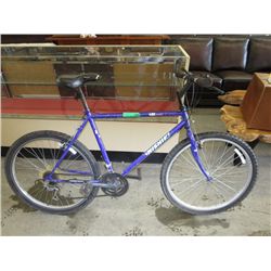 Purple Navajo 18 speed bike