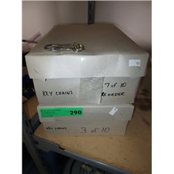 2 boxes of Lexus of Oaksville key chains