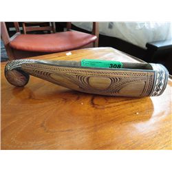 New Guinea spirit gong, carved