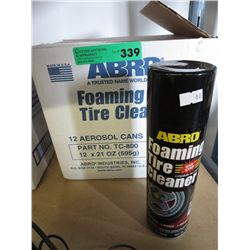 Case of Abro foaming tire cleaner