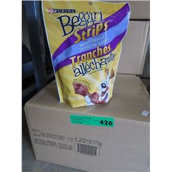 Case of bacon flavour Beggin Strips for dogs