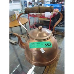 Vintage copper kettle