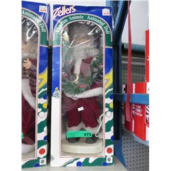 Animated Christmas Santa 2' tall
