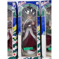 Animated Christmas Choir Girl 2' tall