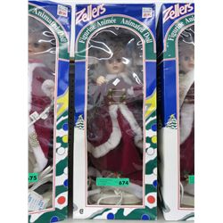 Animated Christmas Choir Girl 2' tall