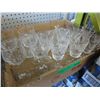 Image 1 : Box of crystal glasses