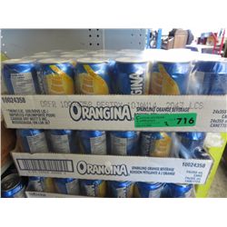 2 Cases of Orangina beverage