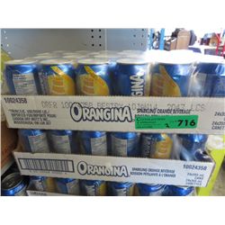 2 Cases of Orangina beverage