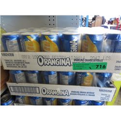 2 Cases of Orangina beverage