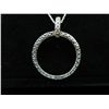 Image 1 : Sterling silver & Diamond Eternity pendant