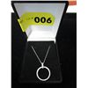 Image 2 : Sterling silver & Diamond Eternity pendant