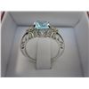 Image 2 : Blue topaz gemstone ring