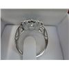 Image 2 : Blue Topaz & Diamond cocktail ring in silver