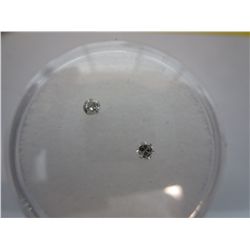 2x round cut loose Diamonds