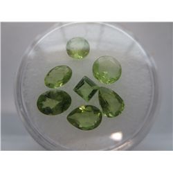 Genuine Peridot gemstones