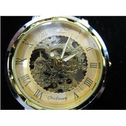 Wind up mechanical skeleton watch - new
