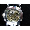 Image 2 : Wind up mechanical skeleton watch - new