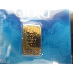 4x Turkish mint .999 gold bars