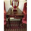 Image 1 : Gibbard game table with drawer & drop leaf sides