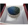 Image 2 : Blue Druzy solitaire ring