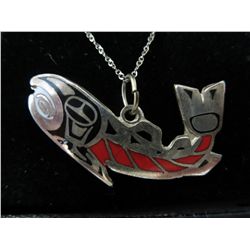 First Nations Killer Whale Pendant & Chain