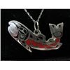 Image 1 : First Nations Killer Whale Pendant & Chain