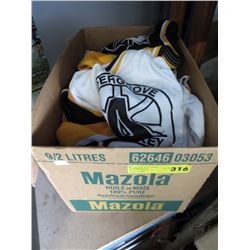 Approx. 10 Aldergrove Minor Association jerseys