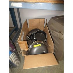 Set of non stick pots and pans