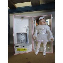 My Little Ballerina doll, with trunk