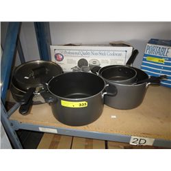 Set of non stick cookware