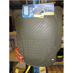 Rubber Queen truck/SUV floor mats -  grey