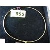 Image 1 : Collar style gold necklace