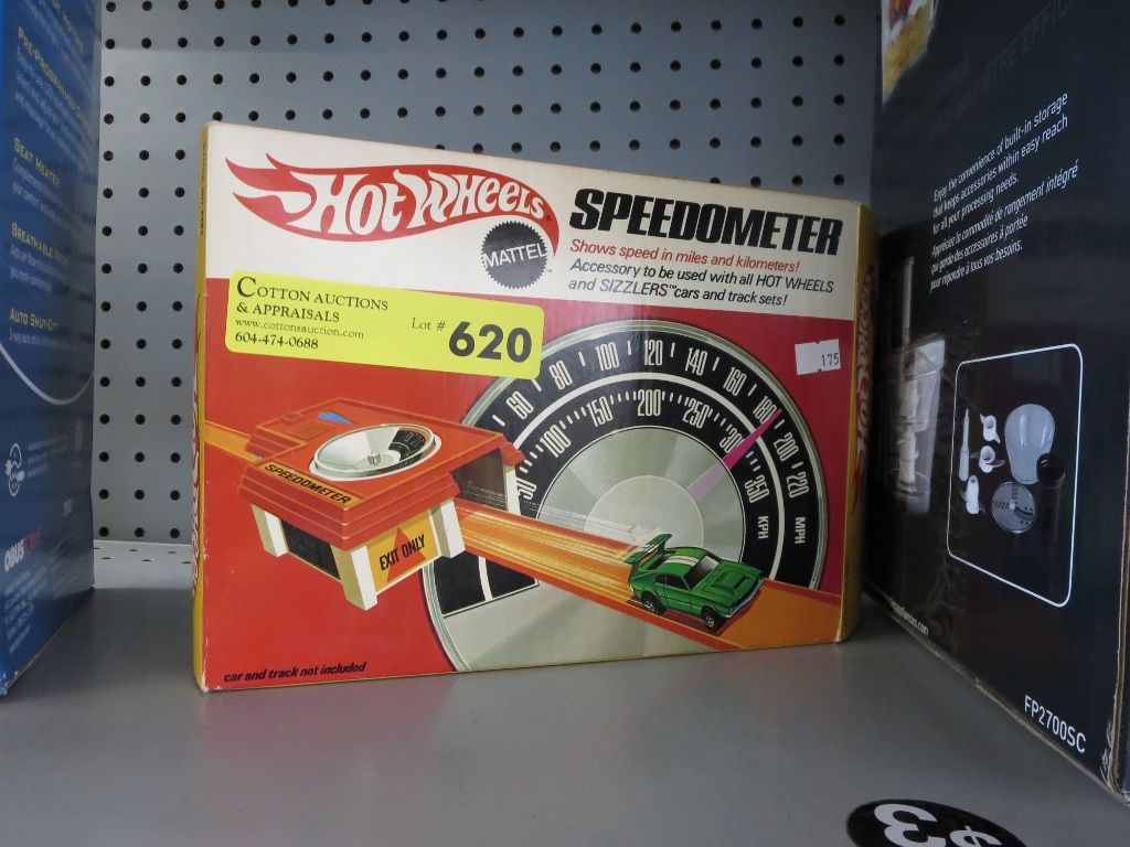 Speedometer Toy Vintage Hotwheel speedometer, in original box