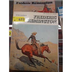 2 Fredrick Remington books with colour plates