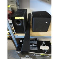 Vizio sound bar and speakers