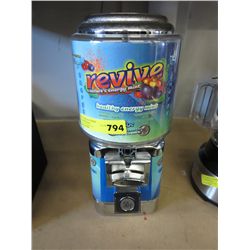 Coin operated candy dispenser