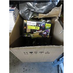 Box of R/C vehicle repair parts
