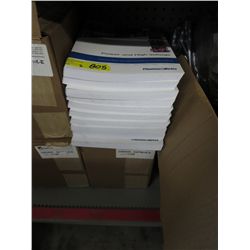 2 cases of electrical parts catalogues