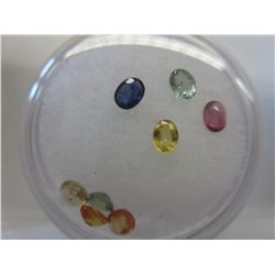 Genuine fancy colour sapphires