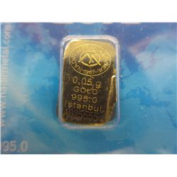 5 x Turkish mint 2014 tamper proof bars