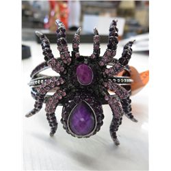 Crystal spider bracelet