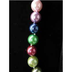 South Sea multi-colour shell pearl necklace