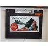 Image 1 : Lithographed Coca-Cola sign