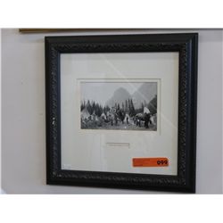 Vintage photograph "Tee Pee Camp" circa 1934