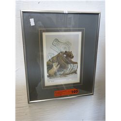 Sue Coleman print, "The Bear"